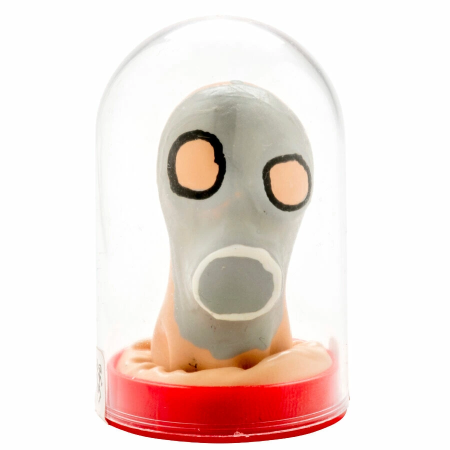 Condomerie Hand-Painted Decorative Latex Model Gas Mask Design