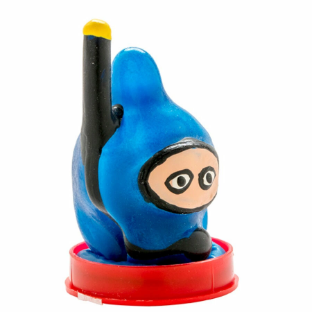 Condomerie Hand-Painted Decorative Condom Diver Amsterdam Art