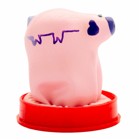 Condomerie Hand-Painted Decorative Latex Model Small Pig - Art Edition