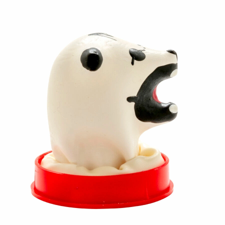 Condomerie Hand-Painted Latex Decorative Condom Polar Bear Motif