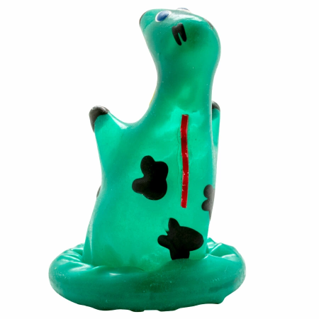 Condomerie Hand-Painted Decorative Latex Cover Loch Ness Monster Art