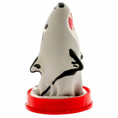 CONDOMERIE Hand-Painted Decorative Latex Shark Model 1, Amsterdam Art