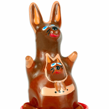 CONDOMERIE Handpainted Decorative Latex Kangaroo Model 1, Bohemian Art