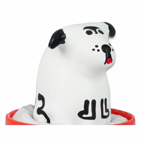 Condomerie Hand-Painted Decorative Latex Cover Dalmatian Dog Motif