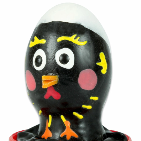 CONDOMERIE Hand-Painted Decorative Condom Chicken Black Art Design
