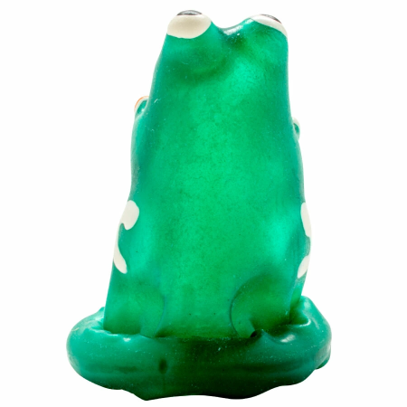 CONDOMERIE Hand-Painted Decorative Latex Condom - Frog Design, Model 1