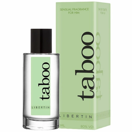 RUF Taboo Libertin Perfume for Men 50ml - Woody Floral Scent with Pheromone Complex