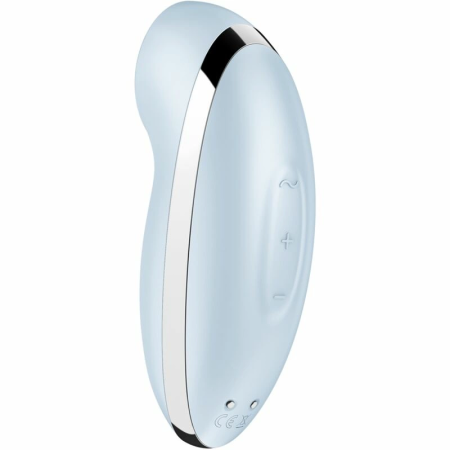 Satisfyer Tap & Climax 2 Dual-Action Vibrator Blue Silicone USB