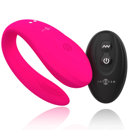 Intense Bruno Partner Double Motor Pink - Remote Control Silicone Device