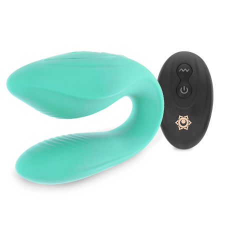 Rithual Kama Aqua Intimate Device for Couples with Remote, 10 Modes, Blue