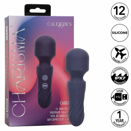 CalExotics Charisma Charm 12-Function Silicone Massager Purple