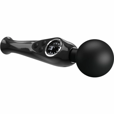 Pretty Love Skyler Wand Massager Black - 10 Modes, Flexible Silicone Head