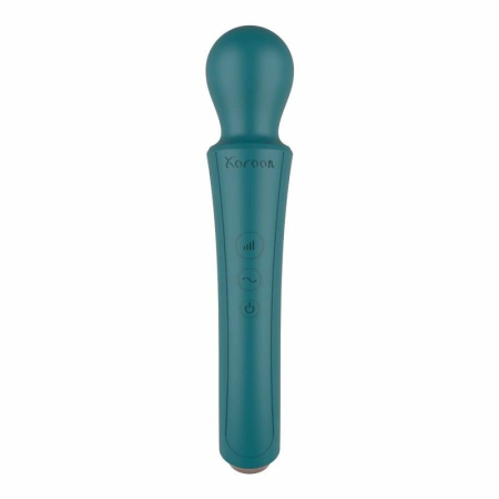 XOCOON Curved Wand Green - Rechargeable Ergonomic Massage Device