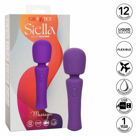 CalExotics Stella Violet Flexible Liquid Silicone Body Massager