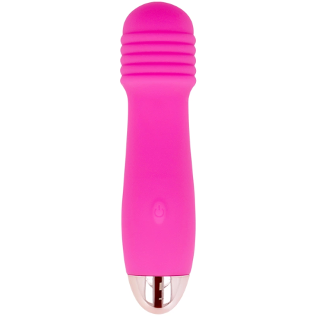 Dolce Vita Three Pink Rechargeable Intimate Device 7 Modes 12.2cm