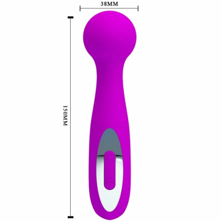 Pretty Love Wade Rechargeable Lilac Massager 12 Modes 15cm Silicone