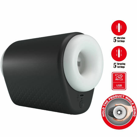 Pretty Love BM-00900T96 Intimate Machine with Vibration, Black, USB-C