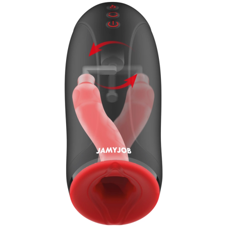 JAMYJOB SWING-R Intimate Machine with Heating, Swing Motion & Vibration, Black