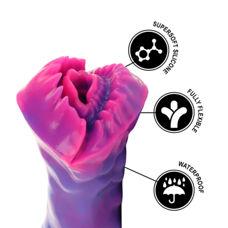 EPIC Eris Cyclops Intimate Silicone Device, Blue-Gold, 180mm