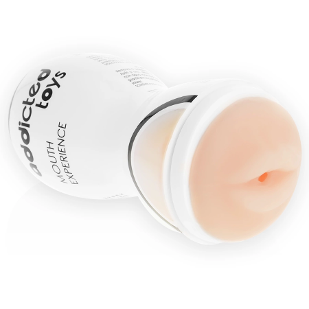 Addicted Toys Mouth-Shaped Intimate Machine TPR Transparent Compact