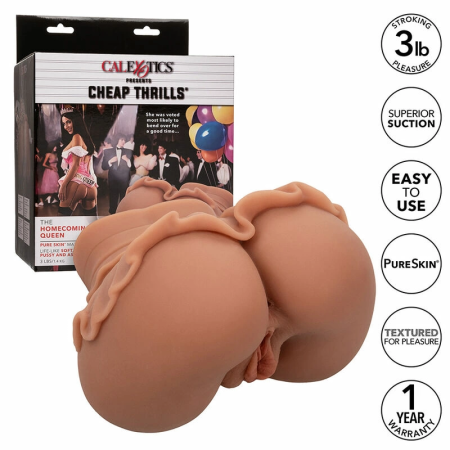 CalExotics The Homecoming Queen Double Channel Intimate Device Caramel 1.4kg