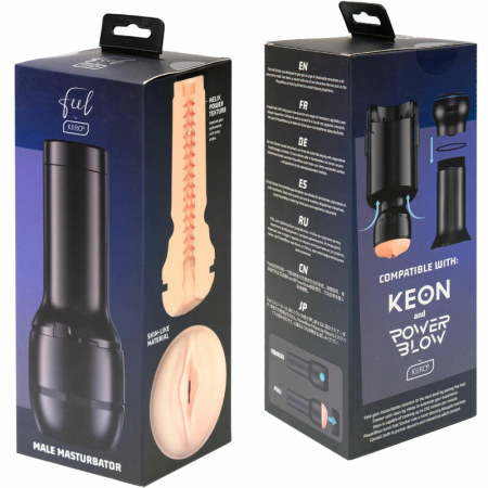 Kiiroo Feel Generic Pale Intimate Machine TPE Sleeve 22cm