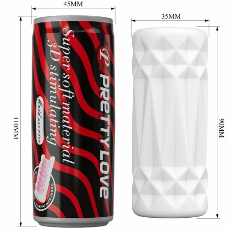 Pretty Love Intimate Stimulation Can Model 1, Compact & Discreet Design