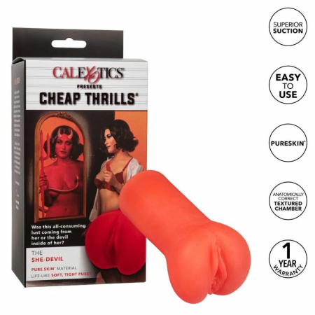 CalExotics Cheap Thrills She Devil Intimate Compact Device 14cm