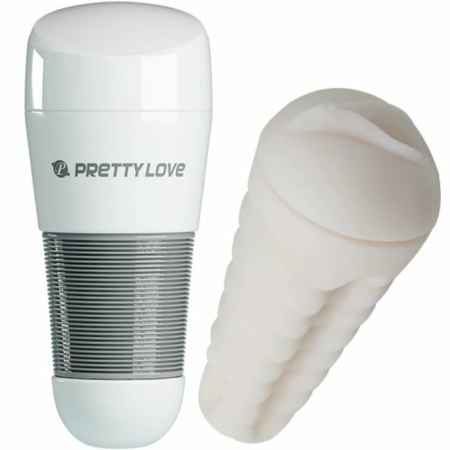 Pretty Love Kitty White Intimate Device Soft Texture Silicone 21 cm