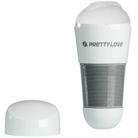 Pretty Love Kitty White Intimate Device Soft Texture Silicone 21 cm