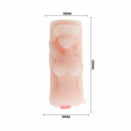 Baile Temptation Passion Lady Anatomical Mini Intimate Device TPR