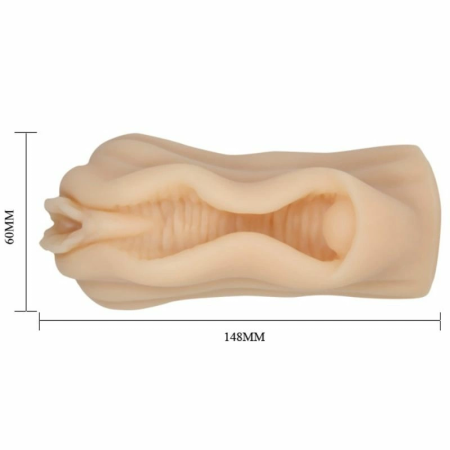 Baile Mini Intimate Device Compact TPR Soft Touch Textured Tunnel