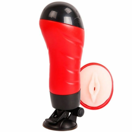 Crazy Bull Intimate Device with Suction Base 12 Modes 28.3cm TPR Skin Touch