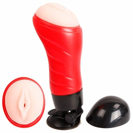 Crazy Bull Intimate Device with Suction Base 12 Modes 28.3cm TPR Skin Touch