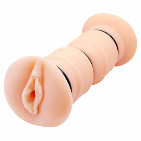 CRAZY BULL Emma Dual-Channel Intimate Device, Vibration, Natural, Large