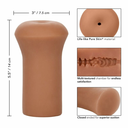 CalExotics Boundless Intimate System Caramel 14cm TPE Waterproof