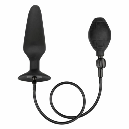 CalExotics XL Silicone Expandable Plug with Suction Base 16cm Black