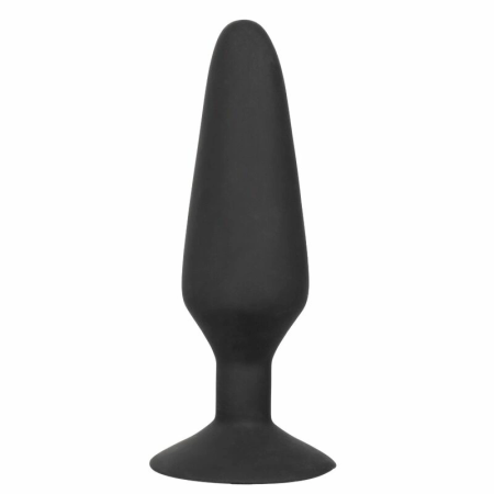 CalExotics XL Silicone Expandable Plug with Suction Base 16cm Black