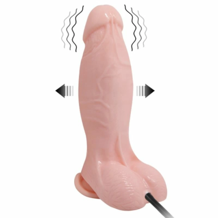 Baile Realistic Vibrating Inflatable Model 18.8 cm with Suction Cup