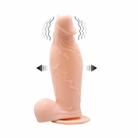 Baile Vibrating Inflatable Intimate Machine with Suction Cup TPR 23cm