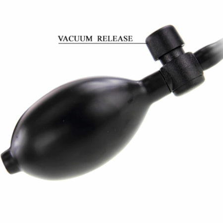 Baile Inflatable Intimate Machine 15 cm with Suction Cup, Skin-Like TPR