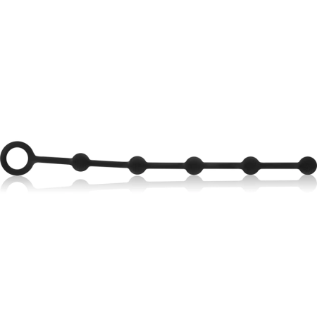 OHMAMA Silicone Anal Chain 23 cm - Flexible Bead Model with Safety Ring