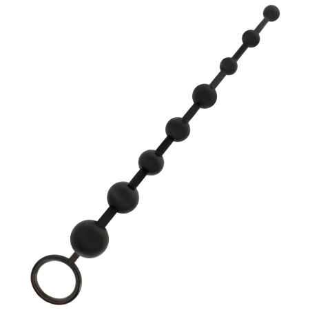 Addicted Toys Bead Chain 29 cm Black - Flexible Silicone System