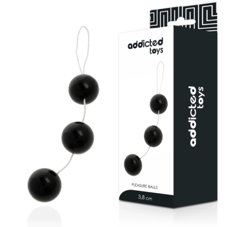 Addicted Toys Pleasure Balls ABS Intimate Bead System 15cm Black