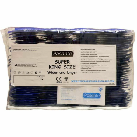 Pasante Super King XXL 69mm Premium Latex Protection, 144 pcs