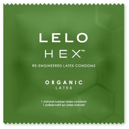 LELO HEX Organic 12-Pack Eco-Friendly Latex Protection System