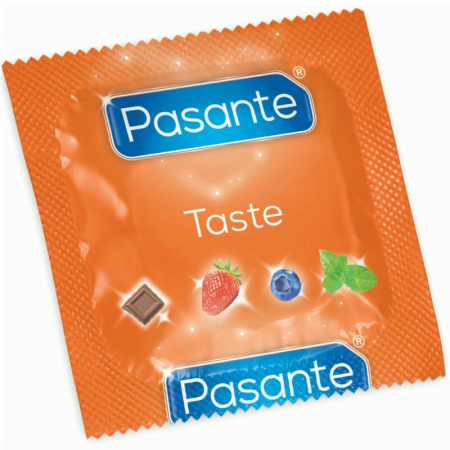 Pasante Eco Pack Flavors Assorted Condoms 288 pcs - Chocolate, Mint, Blueberry, Strawberry
