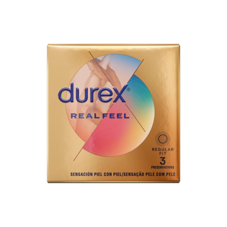 Durex RealFeel Latex-Free Intimate Protection Condoms 3 pcs 56 mm
