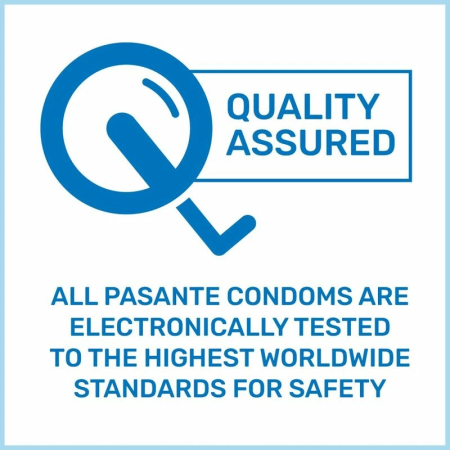 Pasante Trim Thin Latex Condoms 3-Pack Narrow Fit 49mm CE Certified