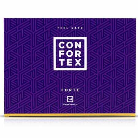 Confortex Nature Forte Premium Latex Condoms 144-Pack CE Certified